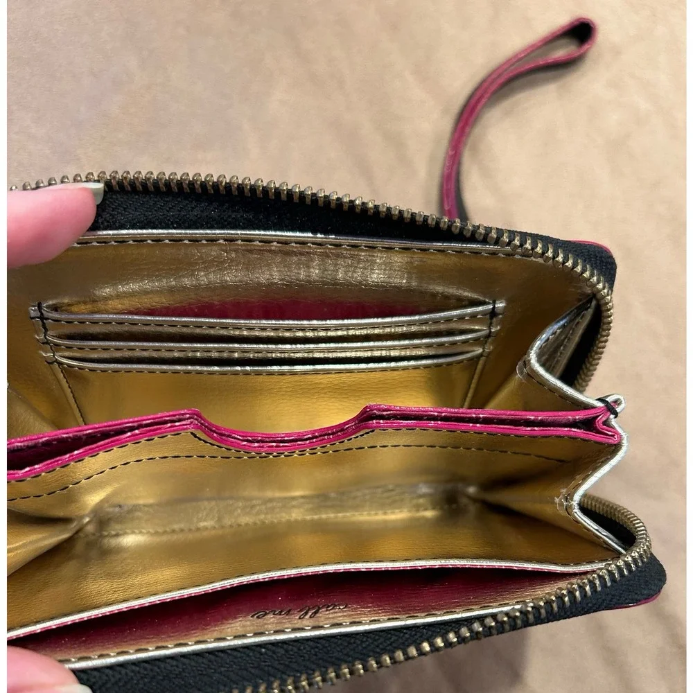 Stella And Dot Python Print Wrislet Wallet Phone Holder